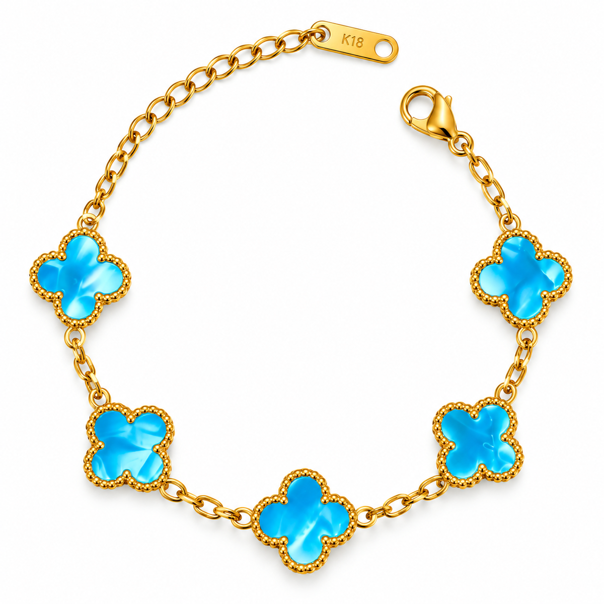 Clover Armband Gold, Sheybi Jewels, Ansicht 7