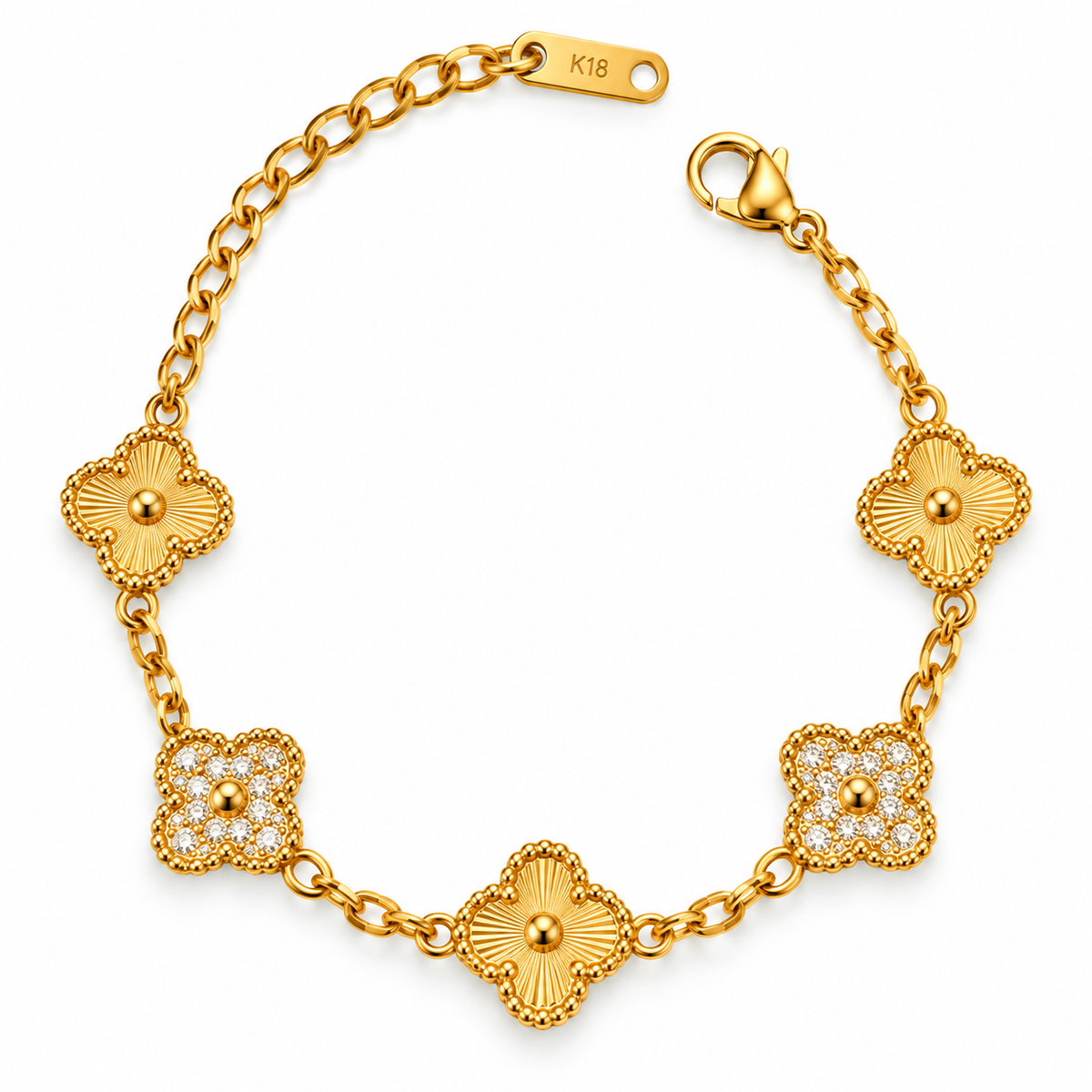 Clover Armband Gold