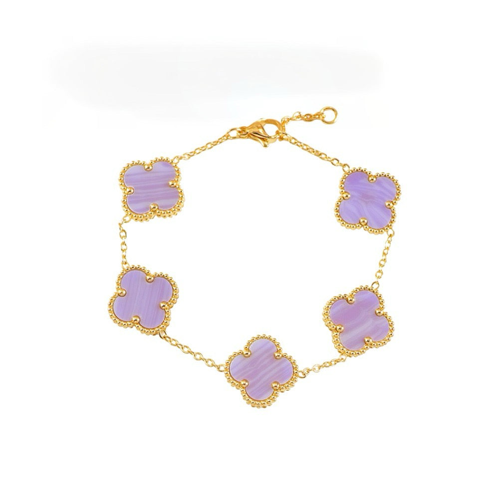 Laila lila - Clover Armband