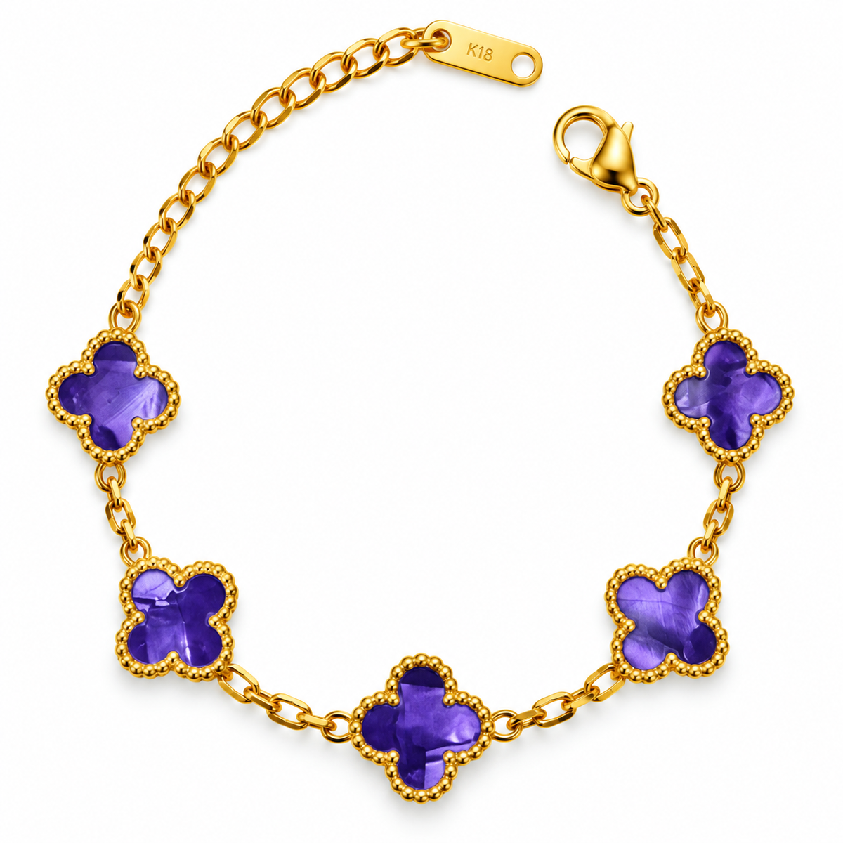 Clover Armband Gold, Sheybi Jewels, Ansicht 11
