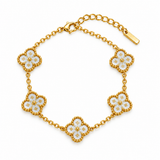 Clover Armband Gold