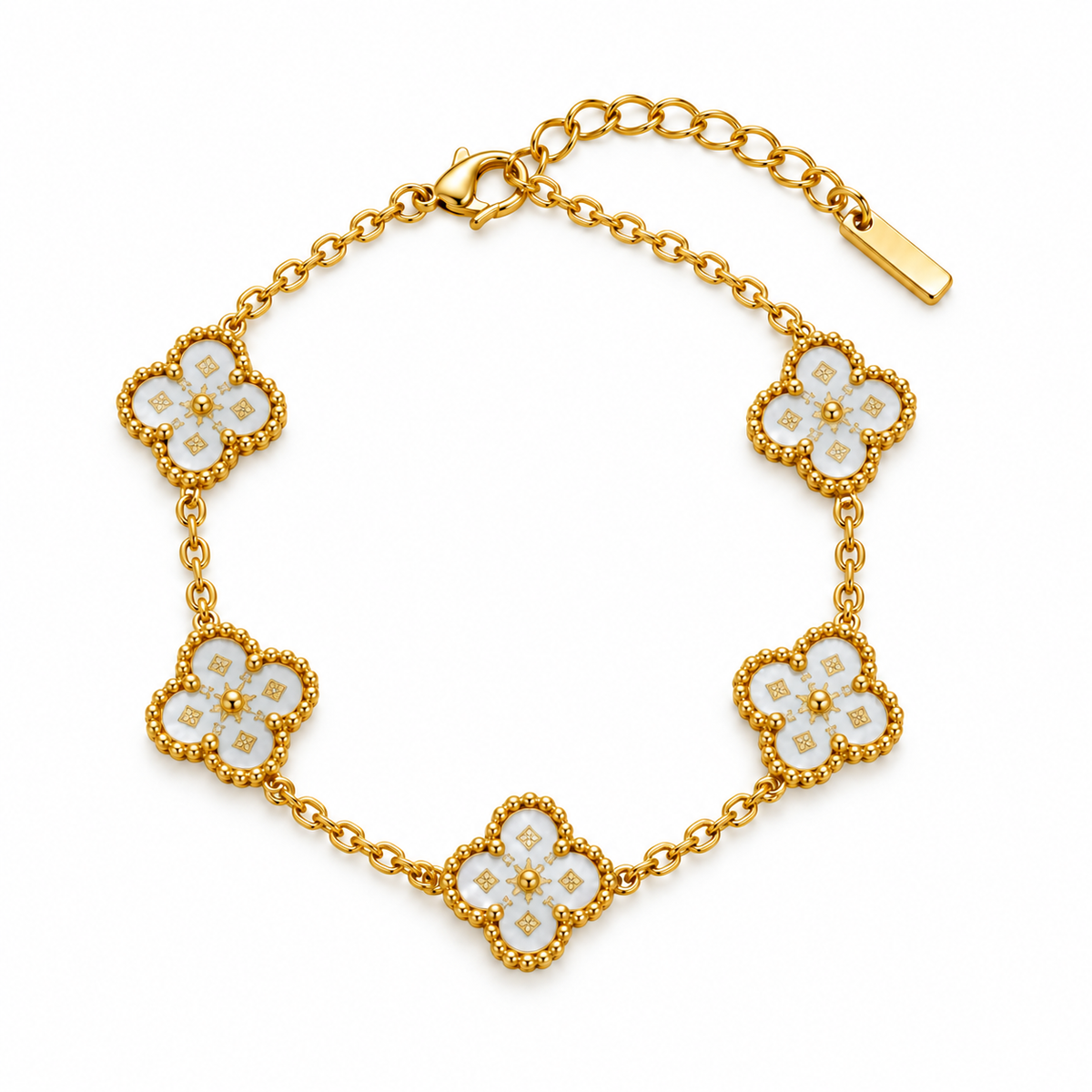 Clover Armband Gold
