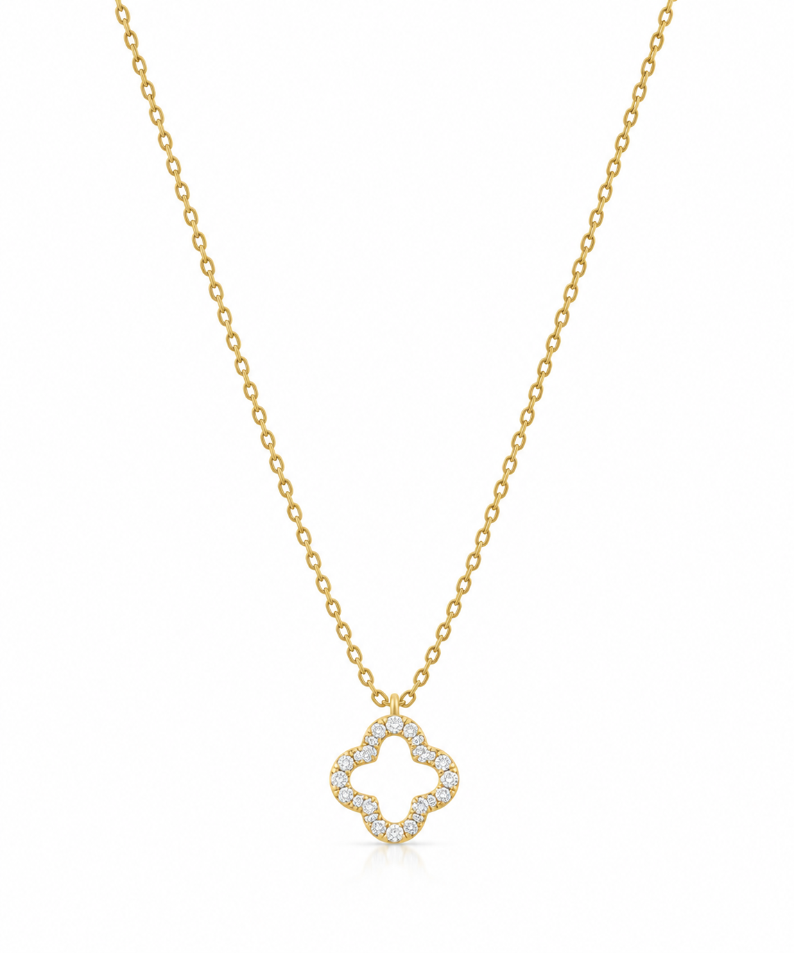 Clover Diamond Single Kette, Sheybi Jewels, Ansicht 1