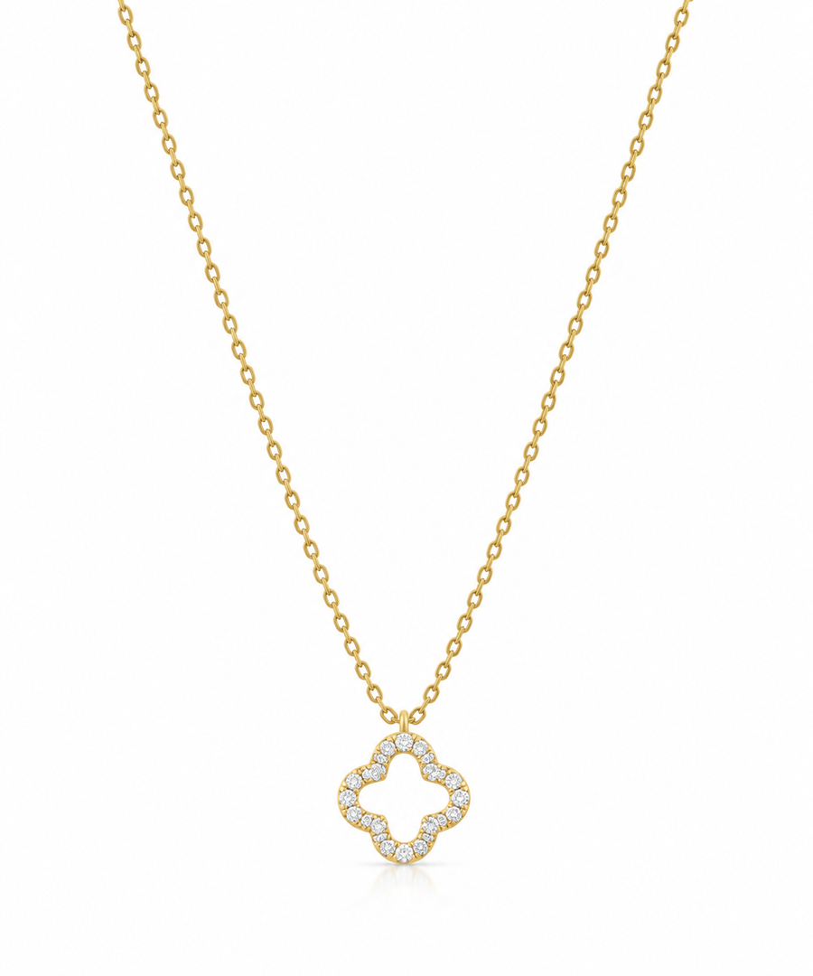 Clover Diamond Single Kette, Sheybi Jewels, Ansicht 1