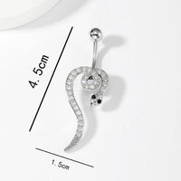 Schlangen Bauchnabelpiercing