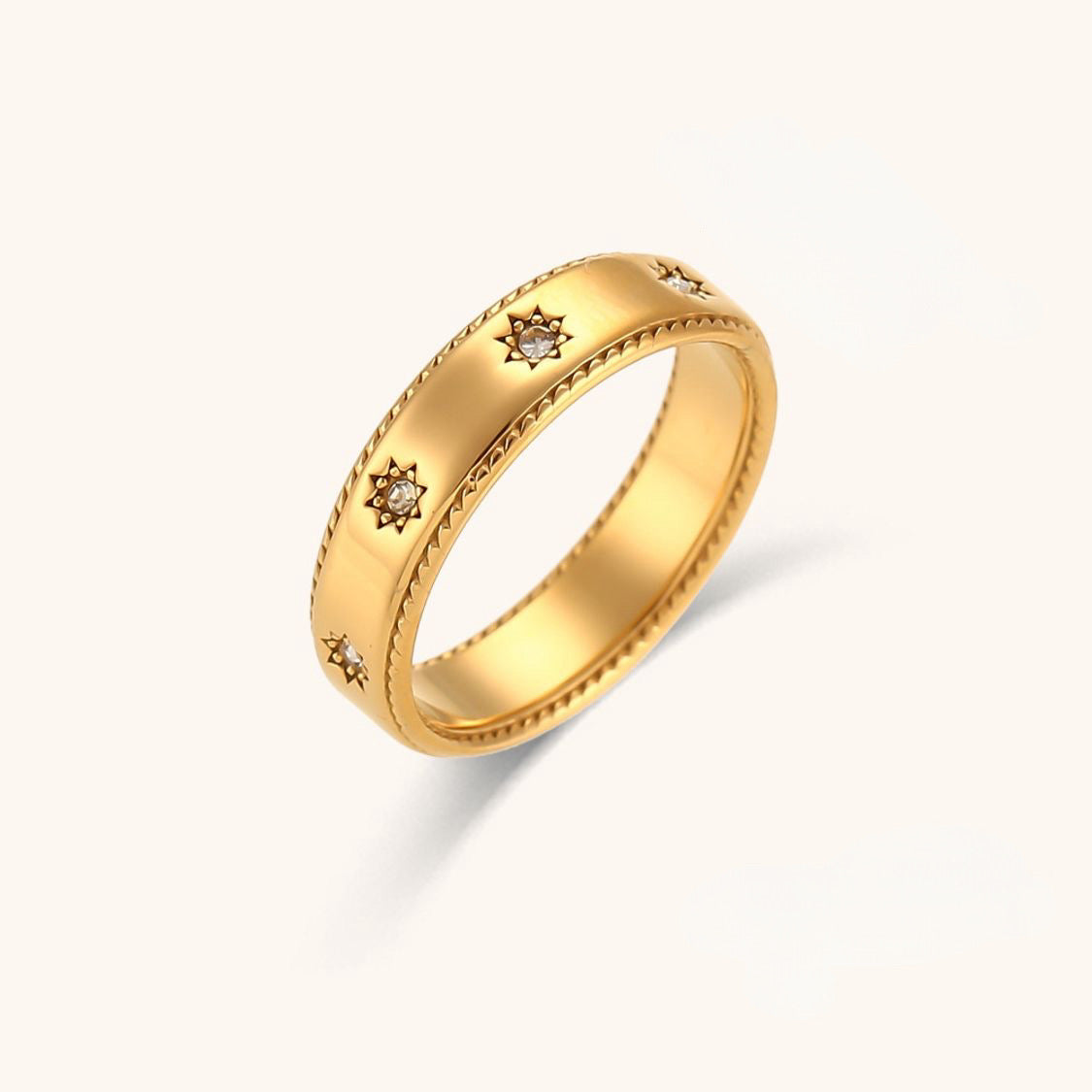 Sun Diamond Ring