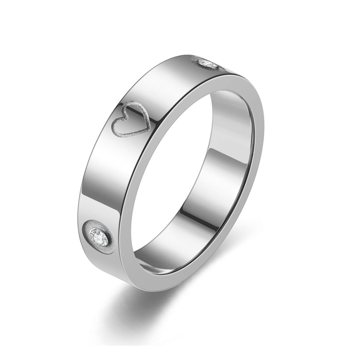 Heart Ring Silber