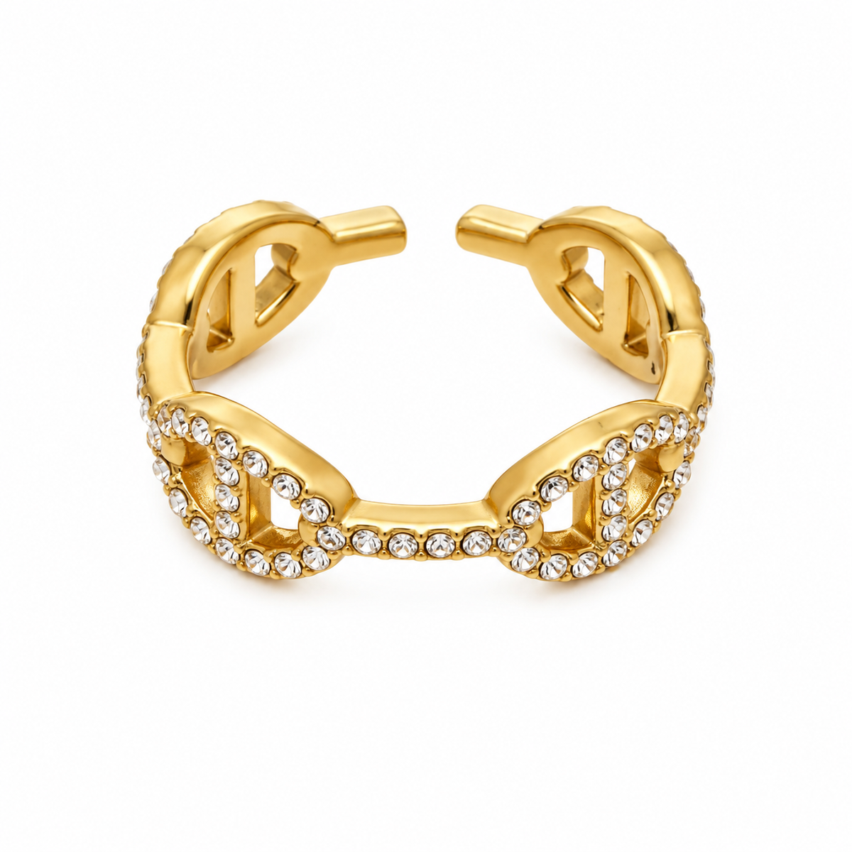 Leya Ring, 18k vergoldet
