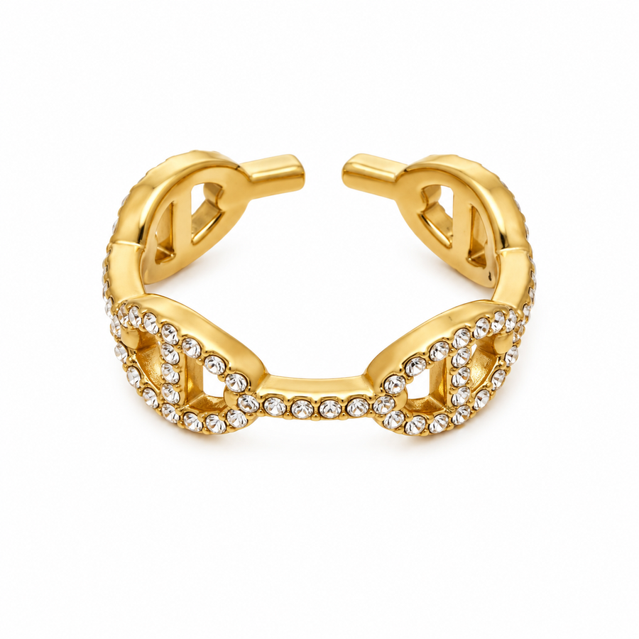 Leya Ring, 18k vergoldet