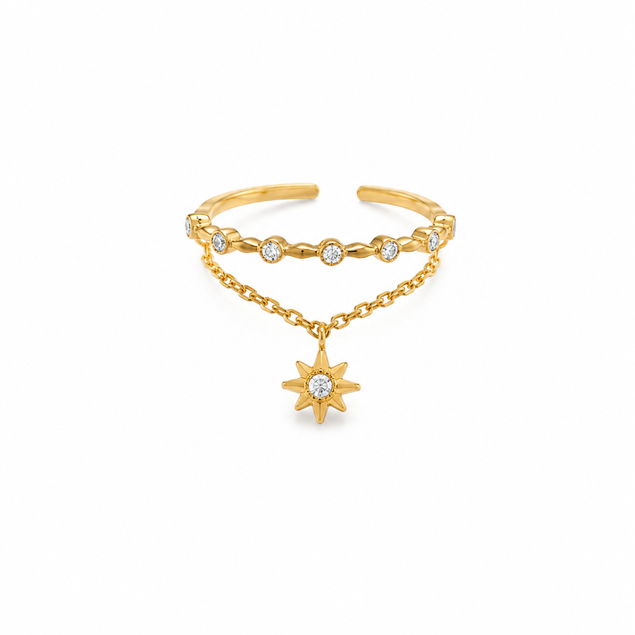 Zeya Ring, 18k vergoldet