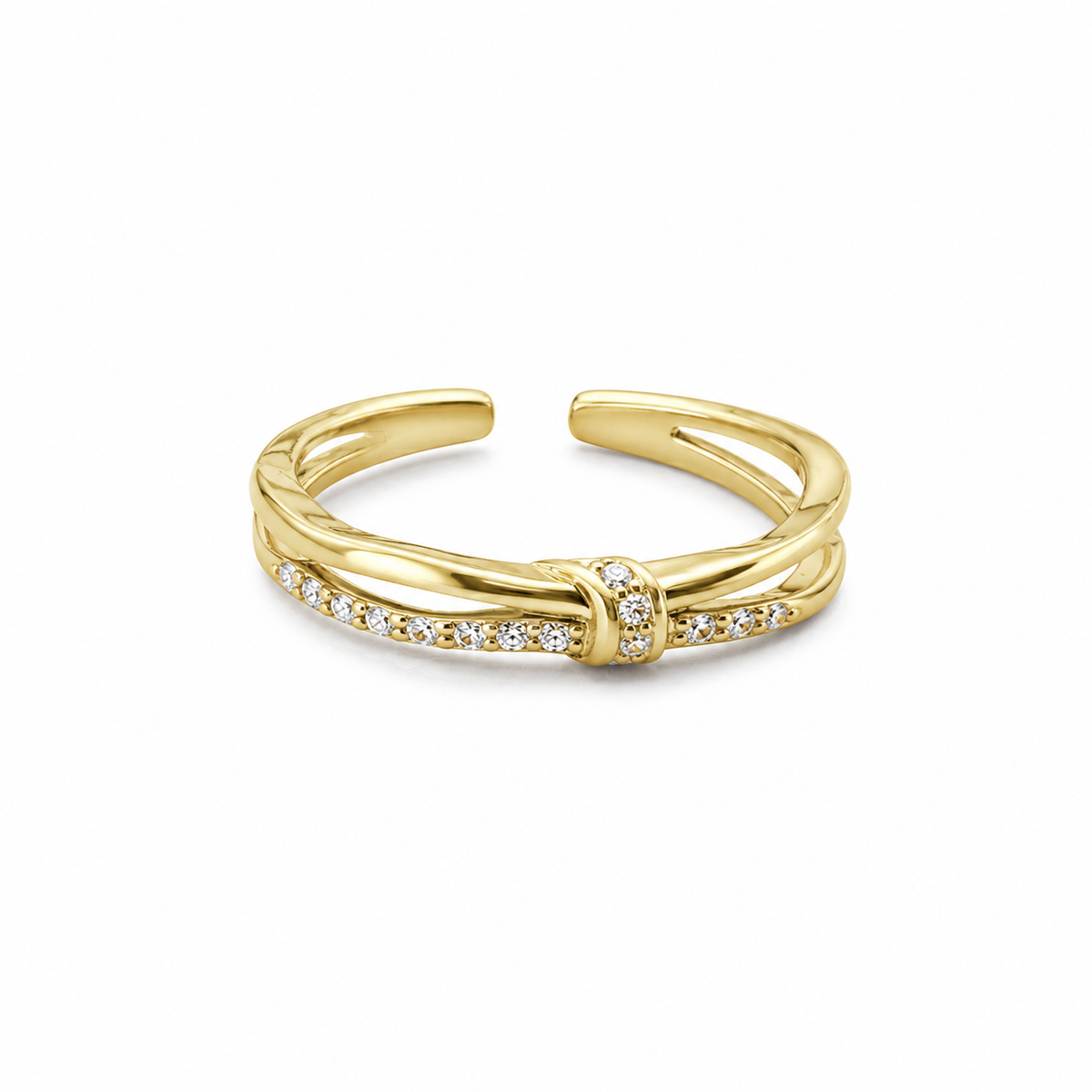 Vanity Ring, 18k vergoldet