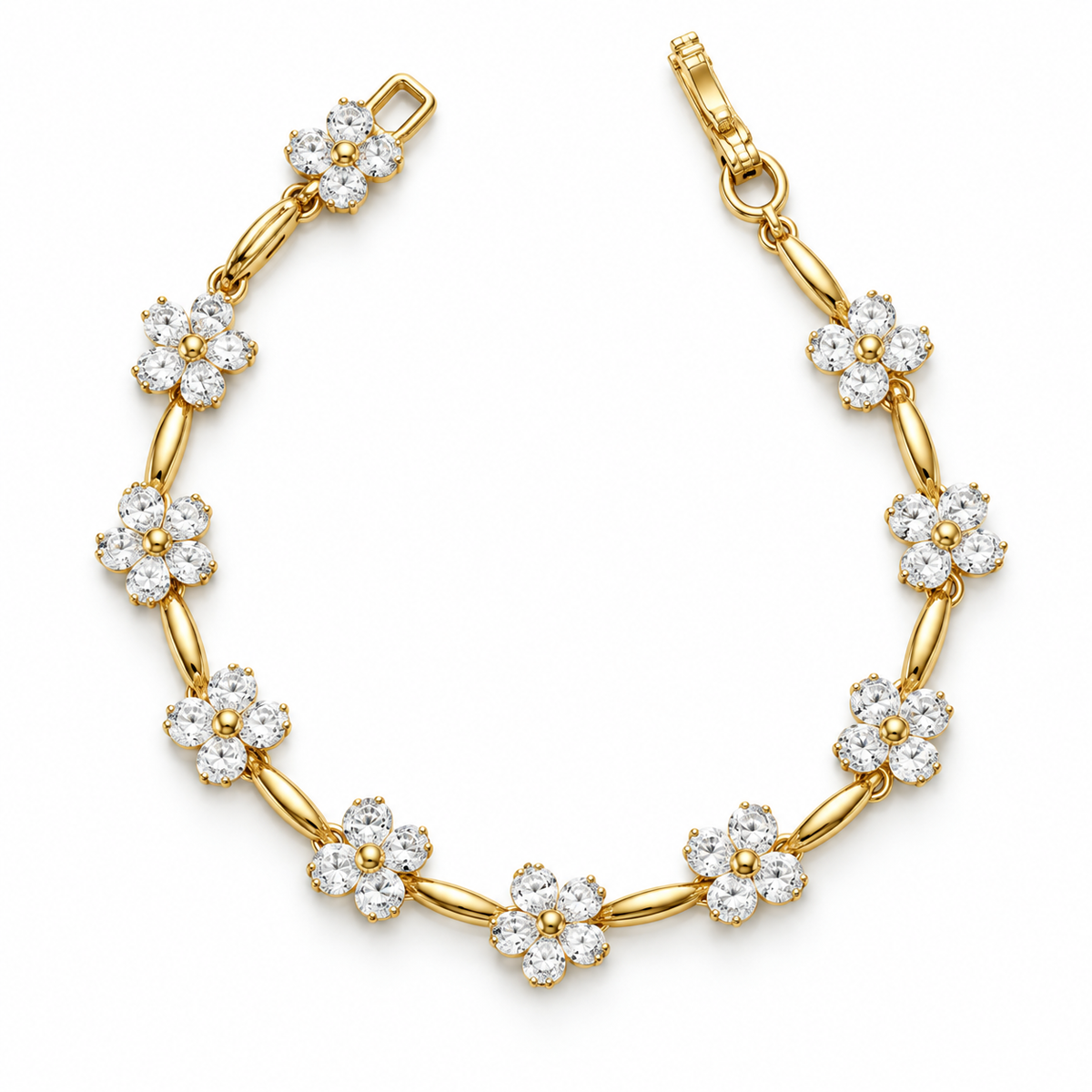 Flower Diamond Armband