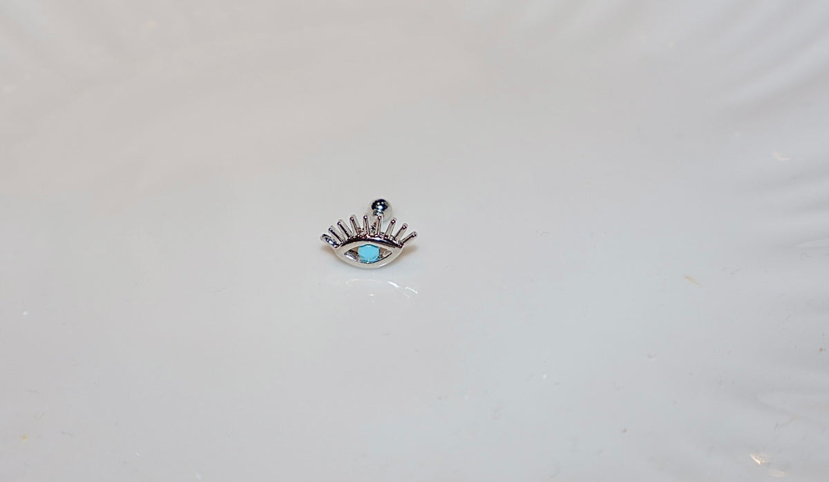 Evil eye Piercing Silber