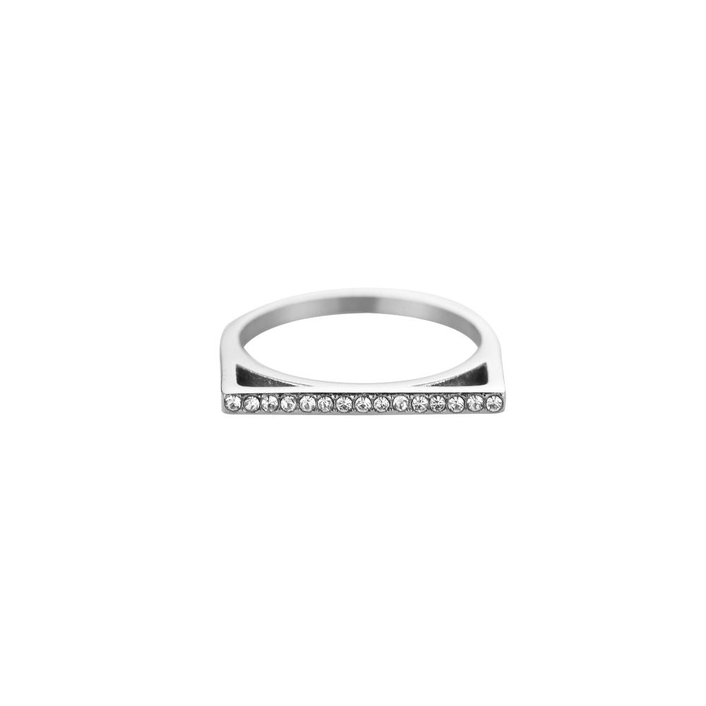 Duster Diamond Ring Silber