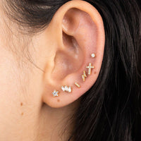 Faye 925 Silber Piercing Gold